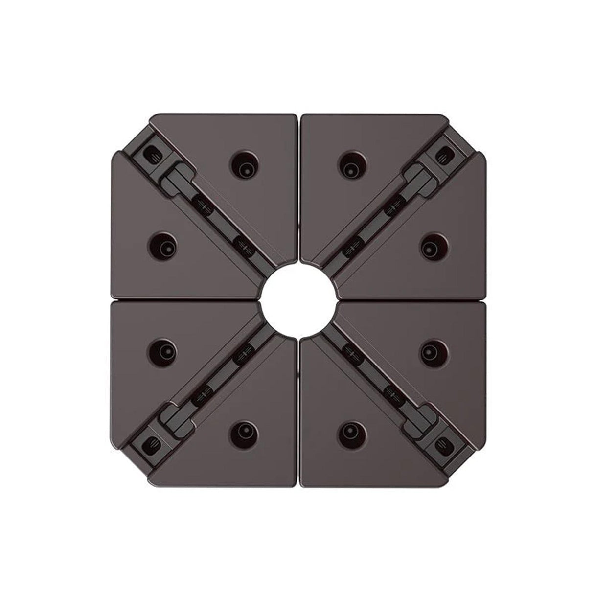 Patioslife 160kg Medium Base for Aegis Pro™ 10ft Round Cantilever Umbrella-4pcs