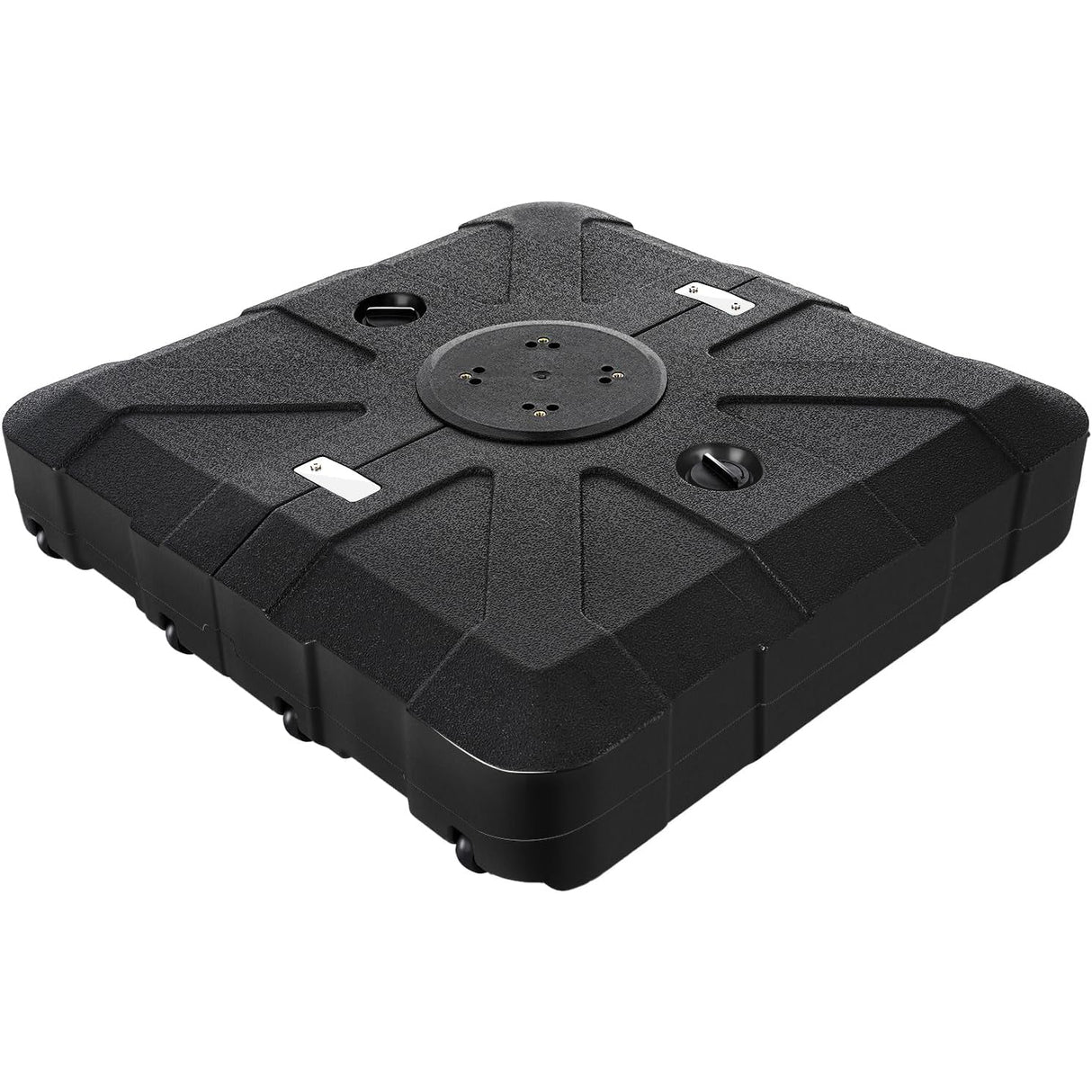 Patioslife™ Cantilever Parasol Base 115–200kg, Heavy-Duty Outdoor Rolling Stand, Refillable HDPE Offset Weights with Wheels for Patio, Garden & Poolside Stability