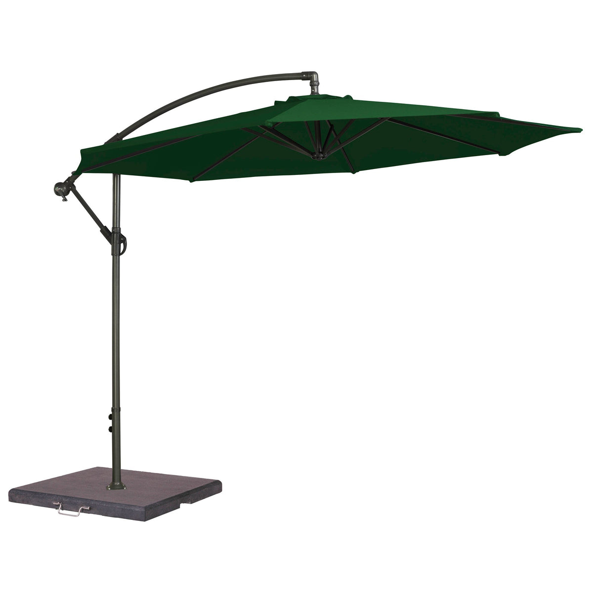 Round Cantilever Parasol 3m with 360° Rotation for Gardens, Terraces & Outdoor Seating