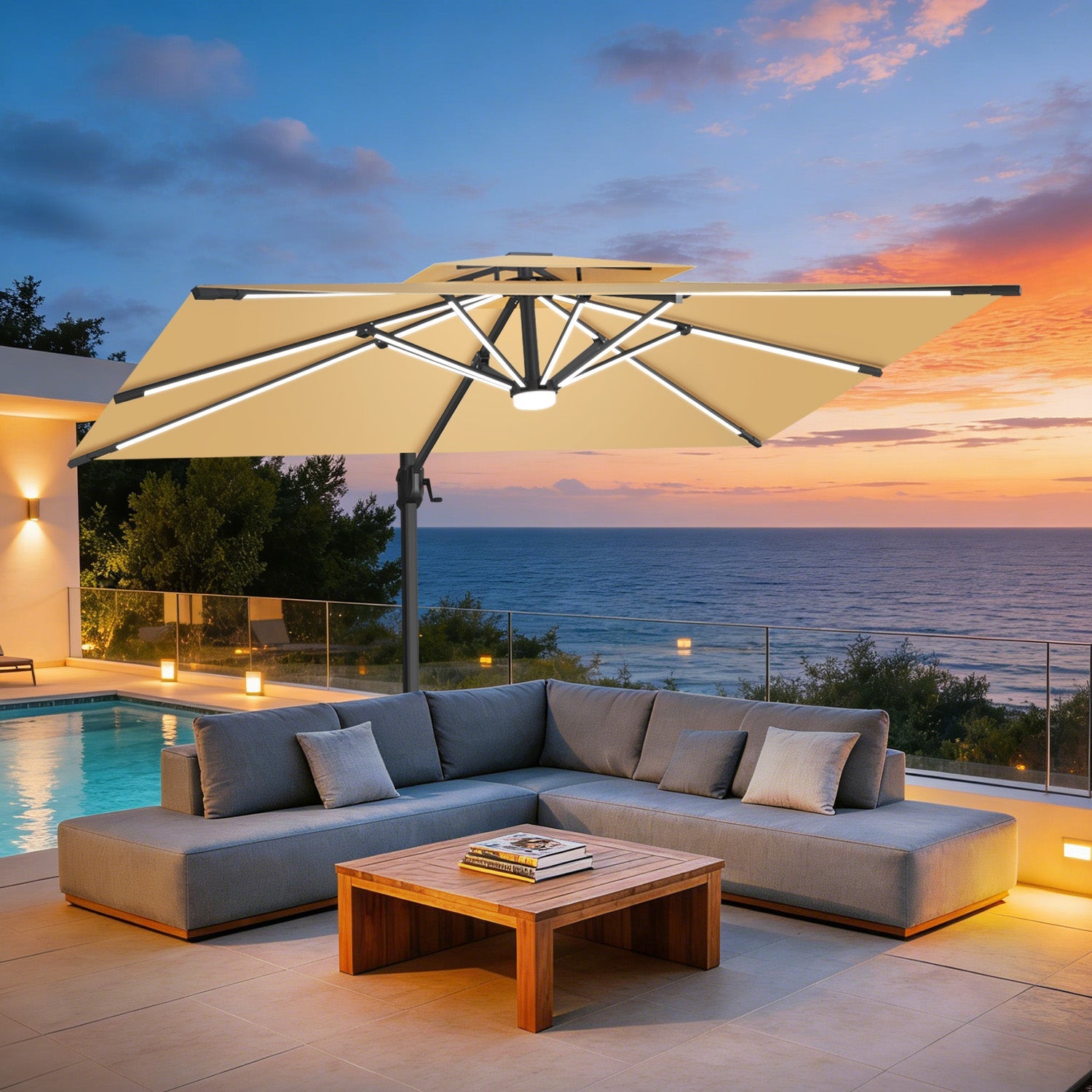 Celebrate Easter in Your UK Garden with a Patioslife Cantilever Parasol