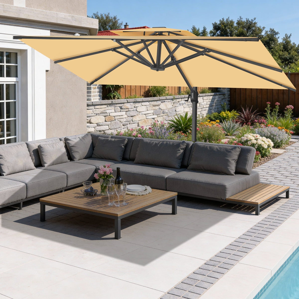 How to Choose a Premium Cantilever Umbrella for Your Patio, Garden or Poolside