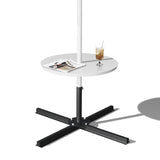 Clamp-On Parasol Side Tray | Outdoor Pole Table for Garden & Poolside Lounging