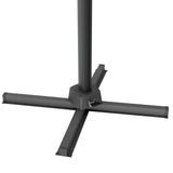 Patioslife Cross Base for Cantilever Patio Umbrella, Heavy-Duty Steel Umbrella Stand Frame