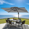 Patioslife Aegis Pro All-weather Cantilever Parasol , Reinforced & Powder-Coated Aluminium Ribs and Pole — Perfect for Garden & Patio
