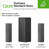 Patioslife Haven Hardtop Gazebo – Heavy-Duty Aluminium Frame, Double-Vented Roof & Curtains, Patio Pergola for Garden or Backyard