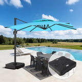 Patioslife Aegis Pro All-weather Cantilever Parasol , Reinforced & Powder-Coated Aluminium Ribs and Pole — Perfect for Garden & Patio