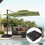 Patioslife Aegis Pro All-weather Cantilever Parasol with LED Lights, Reinforced & Powder-Coated Aluminium Ribs and Pole — Perfect for Garden & Patio