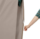 Water-Resistant Patio Umbrella Cover for 9ft-13ft Offset & Cantilever Umbrellas with Zipper & Rod – Durable Outdoor Protection for Curved and Straight Pole Parasols