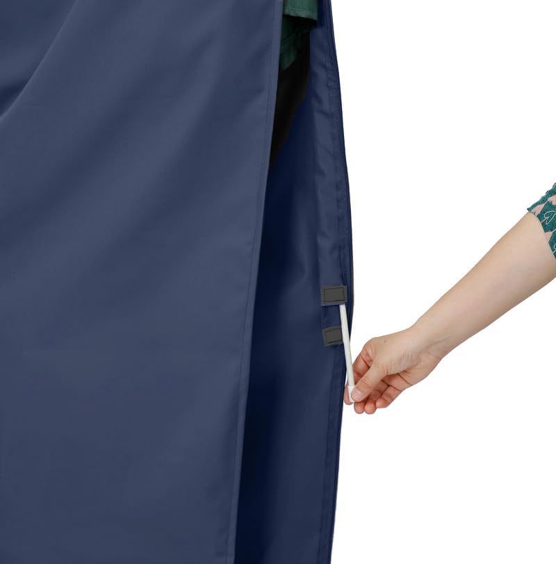 Water-Resistant Patio Umbrella Cover for 9ft-13ft Offset & Cantilever Umbrellas with Zipper & Rod – Durable Outdoor Protection for Curved and Straight Pole Parasols