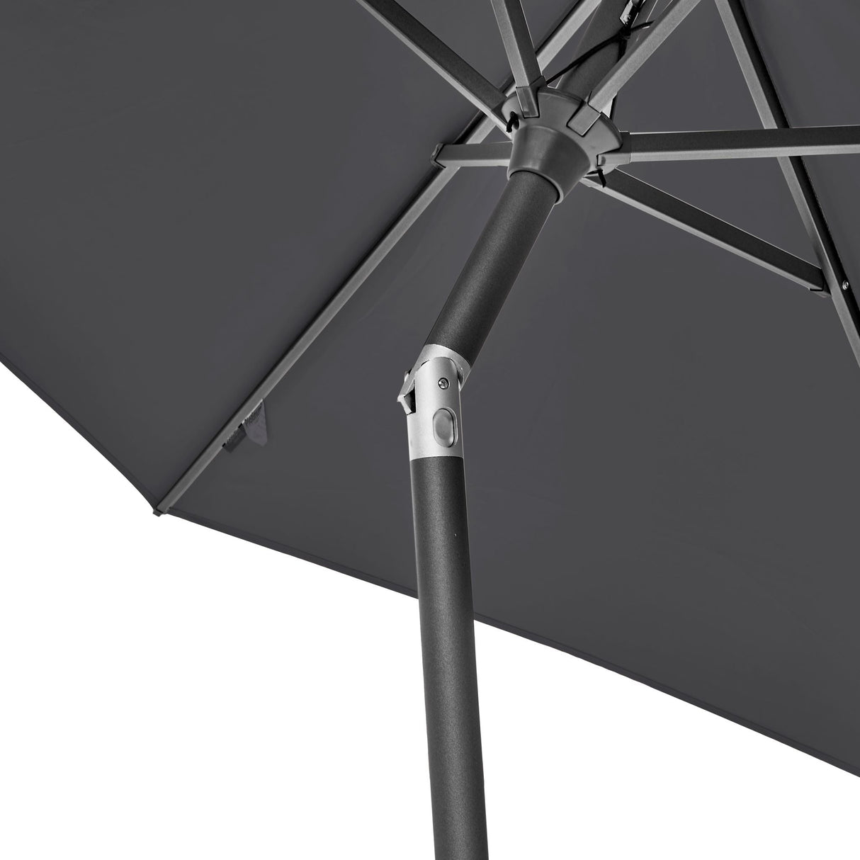2.5m Round Centre Pole Parasol – Weather-Resistant Garden & Patio Shade with Easy Tilt and Durable Aluminium Frame