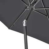 2.5m Round Centre Pole Parasol – Weather-Resistant Garden & Patio Shade with Easy Tilt and Durable Aluminium Frame