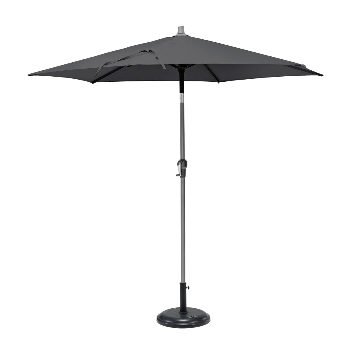 2.5m Round Centre Pole Parasol – Weather-Resistant Garden & Patio Shade with Easy Tilt and Durable Aluminium Frame