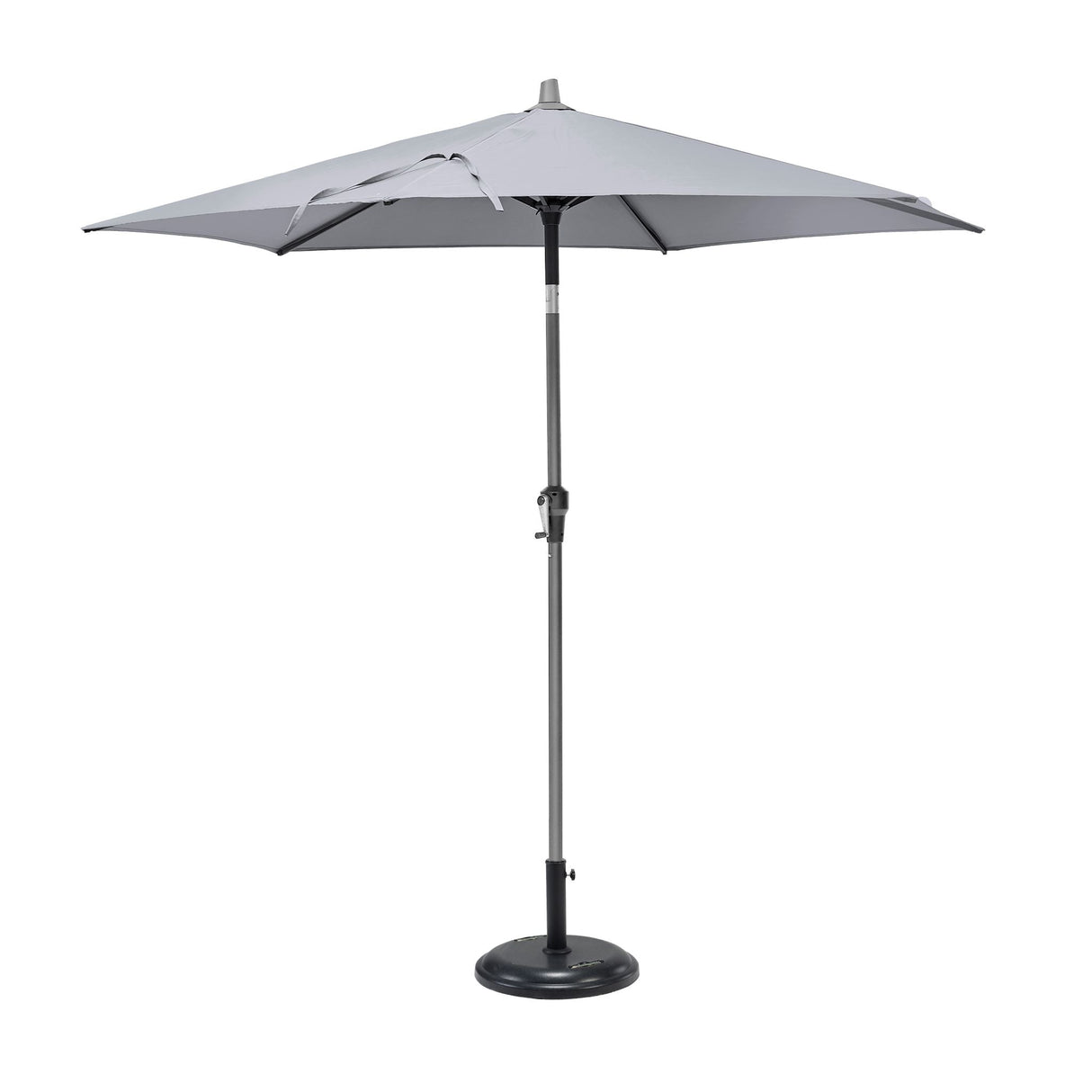 2.5m Round Centre Pole Parasol – Weather-Resistant Garden & Patio Shade with Easy Tilt and Durable Aluminium Frame