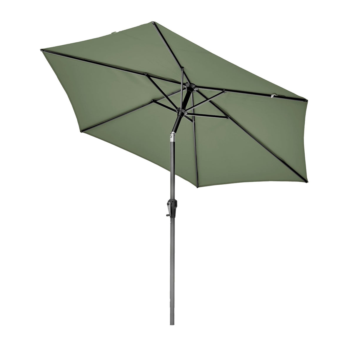 2.5m Round Centre Pole Parasol – Weather-Resistant Garden & Patio Shade with Easy Tilt and Durable Aluminium Frame