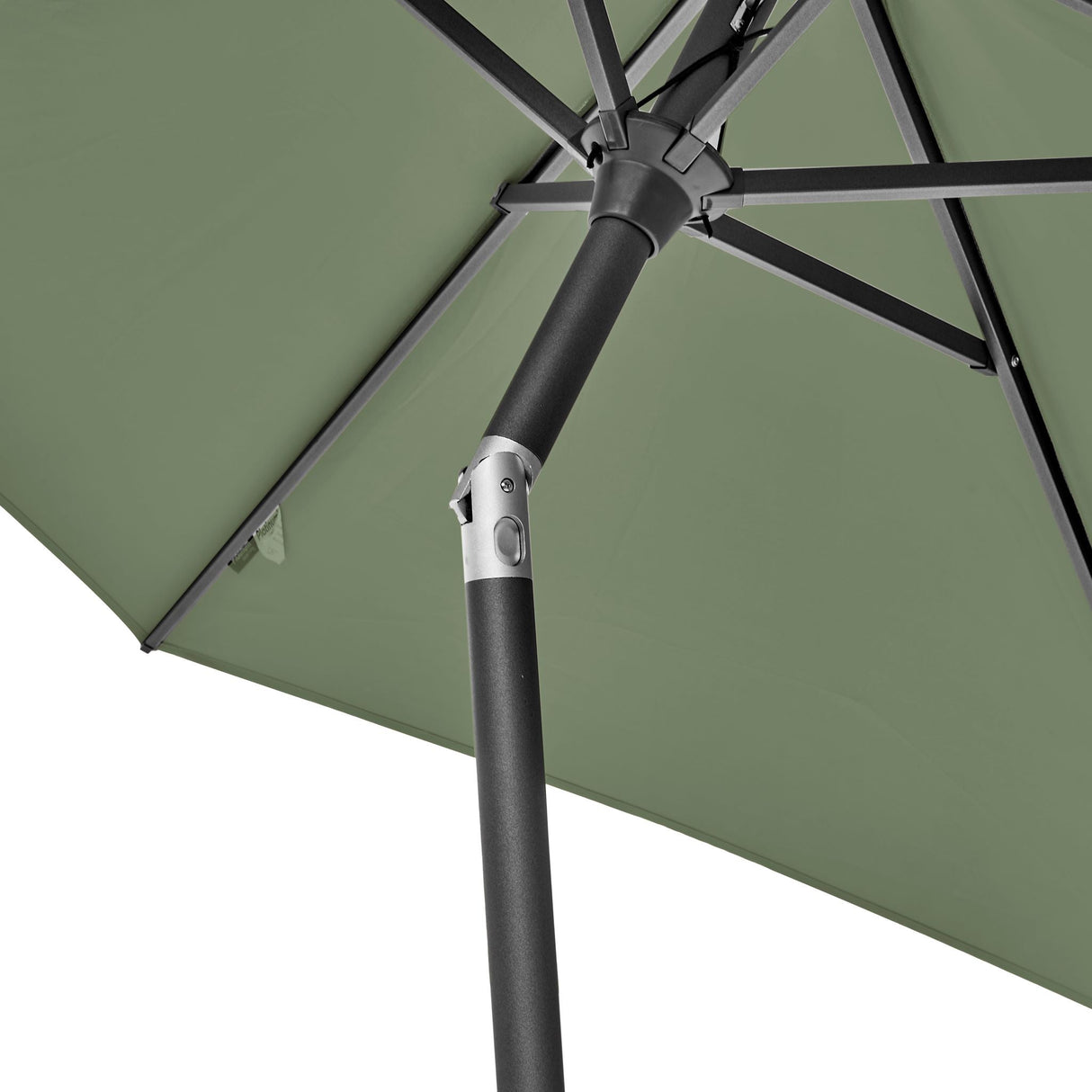 2.5m Round Centre Pole Parasol – Weather-Resistant Garden & Patio Shade with Easy Tilt and Durable Aluminium Frame