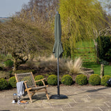 2.5m Round Centre Pole Parasol – Weather-Resistant Garden & Patio Shade with Easy Tilt and Durable Aluminium Frame