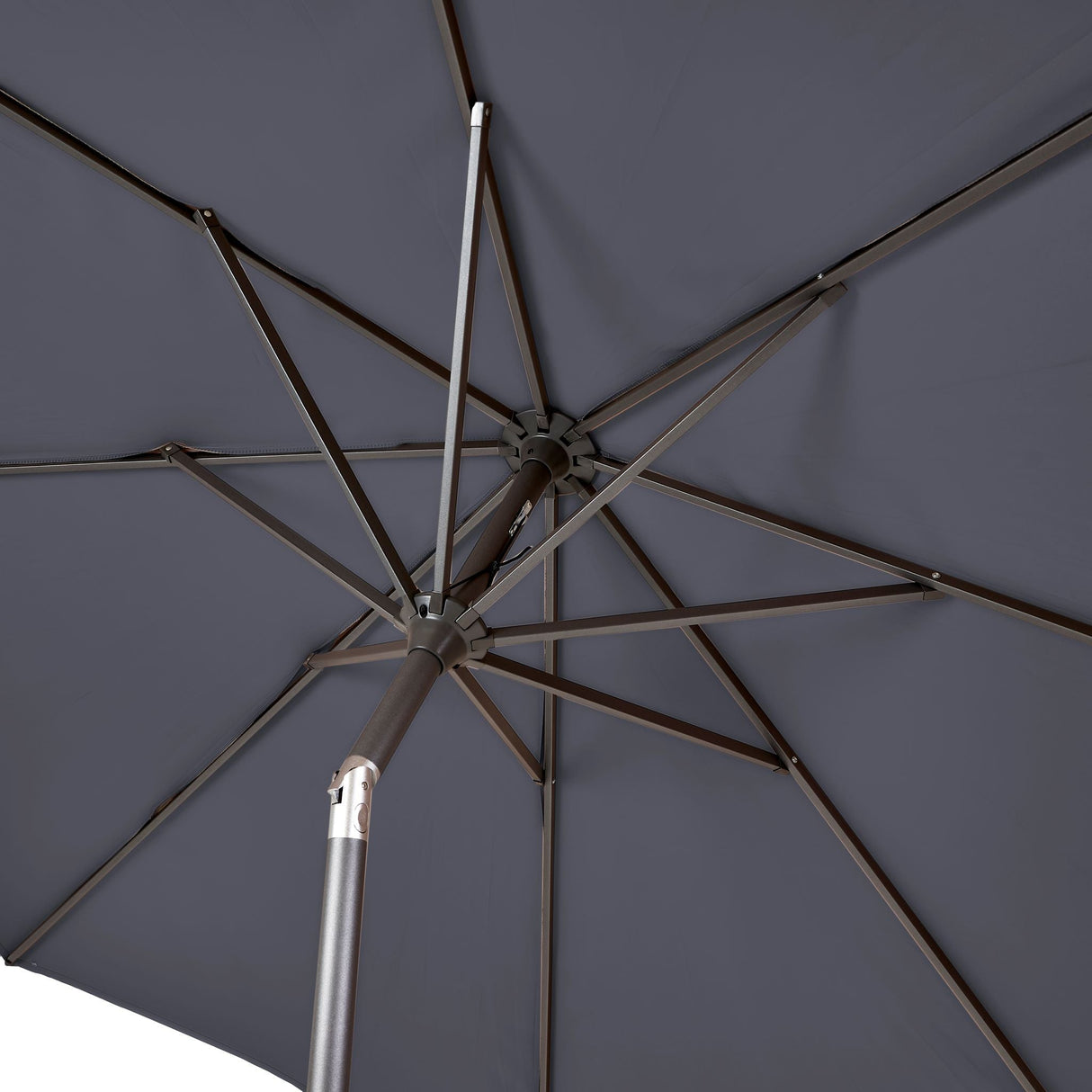 3m Round Centre Pole Parasol – Weather-Resistant Garden & Patio Shade with Easy Tilt and Durable Aluminium Frame