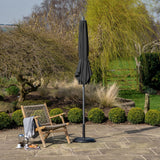 3m Round Centre Pole Parasol – Weather-Resistant Garden & Patio Shade with Easy Tilt and Durable Aluminium Frame