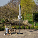 3m Round Centre Pole Parasol – Weather-Resistant Garden & Patio Shade with Easy Tilt and Durable Aluminium Frame