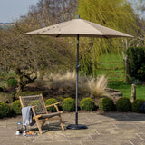 3m Round Centre Pole Parasol – Weather-Resistant Garden & Patio Shade with Easy Tilt and Durable Aluminium Frame