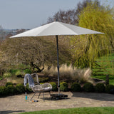 3.5m Round Centre Pole Parasol – Weather-Resistant Garden & Patio Shade with Easy Tilt and Durable Aluminium Frame