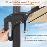 Patioslife Aegis Premium Cantilever Parasol with LED Strip Lights, Fibreglass Ribs & Powder-Coated Aluminium Pole — Luxury Garden & Patio Shade