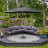 3 m × 2 m Aluminium Crank Parasol | Perfect Shade for Garden, Patio & Dining