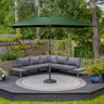 3 m × 2 m Aluminium Crank Parasol | Perfect Shade for Garden, Patio & Dining