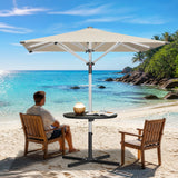 Patioslife Garden Parasol — Square & Round | Heavy-Duty Aluminium Pole, Double Vent Canopy | 2.7m, 3m & 3.35m