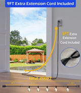 Patioslife™|LED Outdoor String Lights with Shatterproof Edison Bulbs – Waterproof, Commercial Grade 2700K Patio Lights for Garden, Porch & Deck Decor