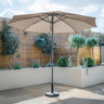 Round Tilting 3m Parasol – Durable Outdoor Shade with Smooth Crank & Adjustable Tilt