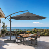 Patioslife Heavy Duty 3M Cantilever Parasol with Base – Premium Outdoor Shade for Patio, Garden & Backyard Living