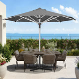 Patioslife Garden Parasol — Square & Round | Heavy-Duty Aluminium Pole, Double Vent Canopy | 2.7m, 3m & 3.35m