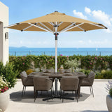 Patioslife Garden Parasol — Square & Round | Heavy-Duty Aluminium Pole, Double Vent Canopy | 2.7m, 3m & 3.35m