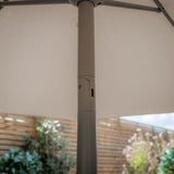 Round Tilting 3m Parasol – Durable Outdoor Shade with Smooth Crank & Adjustable Tilt