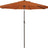 Patioslife Outdoor Market Breeze™ Patio Outdoor Umbrella with 8 Sturdy Ribs  Push Button Tilt and Crank