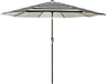 Patioslife Outdoor Market Breeze™ Patio Outdoor Umbrella with 8 Sturdy Ribs  Push Button Tilt and Crank