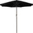 Patioslife Outdoor Market Breeze™ Patio Outdoor Umbrella with 8 Sturdy Ribs  Push Button Tilt and Crank