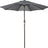 Patioslife Outdoor Market Breeze™ Patio Outdoor Umbrella with 8 Sturdy Ribs  Push Button Tilt and Crank