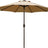 Patioslife Outdoor Market Breeze™ Patio Outdoor Umbrella with 8 Sturdy Ribs  Push Button Tilt and Crank