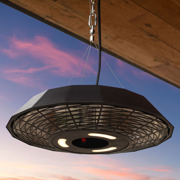 Hanging Patio Heater with LED Light & Remote Control – 2000W Electric Outdoor Heater