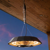 Hanging Patio Heater with LED Light & Remote Control – 2000W Electric Outdoor Heater