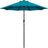 Patioslife Outdoor Market Breeze™ Patio Outdoor Umbrella with 8 Sturdy Ribs  Push Button Tilt and Crank