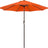 Patioslife Outdoor Market Breeze™ Patio Outdoor Umbrella with 8 Sturdy Ribs  Push Button Tilt and Crank