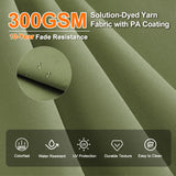 Patioslife Aegis Premium Cantilever Parasol with LED Strip Lights, Fibreglass Ribs & Powder-Coated Aluminium Pole — Luxury Garden & Patio Shade