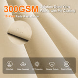 Patioslife Aegis Premium Cantilever Parasol with LED Strip Lights, Fibreglass Ribs & Powder-Coated Aluminium Pole — Luxury Garden & Patio Shade