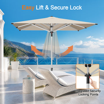 Patioslife Garden Parasol — Square & Round