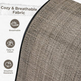 Outdoor Swivel Rocking Patio Dining Chairs Set of 2 – Textilene Patio Rockers with Sturdy Metal Frame for Garden, Deck, or Backyard