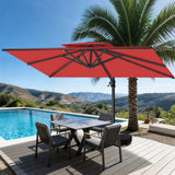 Patioslife Aegis Pro All-weather Cantilever Parasol , Reinforced & Powder-Coated Aluminium Ribs and Pole — Perfect for Garden & Patio
