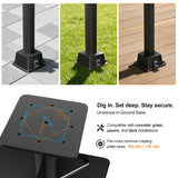 Patioslife Aegis Heavy Duty In-Ground Cantilever Parasol Base – 61cm Deep Dual-Coated Steel – High Wind Stability & Safe Outdoor Mount for Garden, Patio, Concrete (Copy)